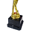 Troféu de Golf 1º Lugar 18cm Base Quadrada AX - 842 - Imagem 3