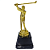 Troféu de Golf 1º Lugar 18cm Base Quadrada AX - 842 - Imagem 1
