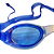 Óculos AX Natação Competição Infantil Azul Silicone PROMO - 865 - PACK COM 10 - Imagem 4