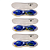 Óculos AX Natação Competição Infantil Azul Silicone PROMO - 865 - PACK COM 3 - Imagem 1