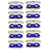 Óculos AX Natação Silicone Advanced Infantil Azul c/ Estojo PROMO - 866 - PACK COM 10 - Imagem 1