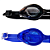 Óculos Natação Adulto AX Silicone Azul com Estojo PROMO - 869 - PACK COM 3 - Imagem 4