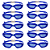 Óculos Natação Adulto AX Silicone PRO Azul com Estojo PROMO - 870 - PACK COM 10 - Imagem 1