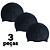 Touca Natação AX Silicone Adulto Massageadora PROMO 863 - PACK COM 3 - Imagem 1
