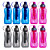 Kit 10 Garrafas de Hidratação AX com Tubo Gelo Multicolor 600ml - PACK COM 10 - Imagem 1