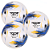 Bola Futebol SALÃO Topper SLICK CUP - Material PU e Camera de Butil - PACK COM 3 - Imagem 2