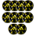 Bola Futebol Campo ADIDAS STARLANCER - PRETA/DOURADA - PACK COM 10 PÇS - Imagem 2