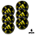 Bola Futebol Campo ADIDAS STARLANCER - PRETA/DOURADA - PACK COM 6 PÇS - Imagem 1