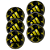 Bola Futebol Campo ADIDAS STARLANCER - PRETA/DOURADA - PACK COM 6 PÇS - Imagem 2