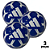 Bola Futebol Campo ADIDAS STARLANCER - AZUL/BRANCA - PACK COM 3 PÇS - Imagem 1
