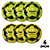 Bola Futebol SOCIETY Topper Oficial 22 Com Costura PROMO  - PACK COM 6 - Imagem 1