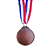 Medalha NATAÇÃO ESTRELA BRONZE AX 65mm YWA 470 - PACK COM 10 - Imagem 3