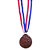 Medalha NATAÇÃO ESTRELA BRONZE AX 65mm YWA 470 - PACK COM 10 - Imagem 4