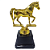 Troféu de Cavalo Equitação Hipismo Montaria 2º Lugar 14,5cm Base Quadrada AX - 830 - Imagem 1