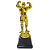 Troféu de Musculação Fisiculturismo 2º Lugar 19,5cm Base Quadrada AX - 827 - Imagem 3