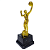 Troféu de Volei 1º Lugar 18,5cm Base Quadrada AX - 840 - Imagem 2
