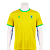 CAMISA DIADORA BRASIL ADULTO MASCULINA AMARELA - PROMO - Imagem 1