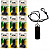 Apito Longo 3D com Cordão 115DB ACM A-527 AX - 747 - PACK COM 9 - Imagem 1