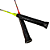 Kit Badminton 2 Raquetes Alum. Steel Frame DHS P280 com BOLSA - Imagem 5