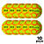 Bola Handebol H1L STAR Oficial Mirim AX PU Ultra Grip  Miolo Substituivel- AM/LJ - PACK COM 10 - Imagem 1