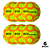 Bola Handebol H1L STAR Oficial Mirim AX PU Ultra Grip  Miolo Substituivel- AM/LJ - PACK COM 6 - Imagem 1