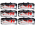 Rede de Volei 1 Lona Fio 2 Top c/ Bolsa e Cabo de Aço AX PROMO - 739 - PACK COM 6 - Imagem 1