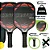Raquete Pickleball  Vermelho AX CY Fibra Vidro 02 Raq. e 4 Bolas - 37138 - Imagem 9