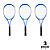 Raquete Tênis Campo Adulto PRO 1 Raquete Aluminio com Bolsa AX CY (Unid.) T27 Azul - PACK COM 3 - Imagem 1