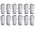 Caneleira Adulto Branca CIMA com Elástico - 799 - PACK COM 6 PARES - Imagem 1