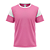 Jogo de Camisa AX Esportes Rosa com Branco - 10+1 Numeradas - Imagem 1
