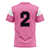 Jogo de Camisa AX Esportes Rosa com Branco - 10+1 Numeradas - Imagem 2