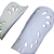Caneleira Adulto Branca Ventilada Lisa AX - 808 - PACK COM 6 PARES - Imagem 5
