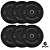 Anilha 5 KG LPO Olimpica Bumper PRO AX Esportes PROMO - 881 - PACK COM 6 - Imagem 1