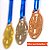 Medalha Honra ao Mérito Ouro AX 35mm - YWA 468 PROMO - PACK COM 100 - Imagem 5