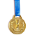 Medalha Honra ao Mérito Ouro AX 35mm - YWA 468 PROMO - PACK COM 100 - Imagem 2