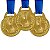 Medalha Honra ao Mérito Ouro AX 30mm - YWA 467-FA465-429 - PACK COM 100 - Imagem 4