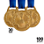 Medalha Honra ao Mérito Ouro AX 30mm - YWA 467-FA465-429 - PACK COM 100 - Imagem 1