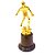 Trofeu de Futebol 16cm Base Redonda AX  472 - PACK COM 6 - Imagem 6