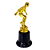 Trofeu de Futebol 16cm Base Redonda AX  472 - PACK COM 6 - Imagem 3