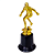 Trofeu de Futebol 16cm Base Redonda AX  472 - PACK COM 6 - Imagem 5