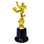 Troféu de ARTILHEIRO 17cm BASE REDONDA AX PROMO 473 - PACK COM 3 - Imagem 4