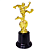Troféu de ARTILHEIRO 17cm BASE REDONDA AX PROMO 473 - PACK COM 6 - Imagem 3