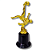 Troféu de GOL DE BICICLETA 18cm Base Redonda AX PROMO - PACK COM 3 - Imagem 2