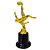 Troféu de GOL DE BICICLETA 18cm Base Redonda AX PROMO - PACK COM 3 - Imagem 3
