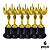 Troféu de Honra ao Mérito 18cm Base Redonda AX PROMO - 473 - PACK COM 6 - Imagem 1