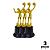 Troféu de Vôlei 18,5cm BASE REDONDA AX PROMO  Y248 - PACK COM  3 - Imagem 1