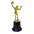 Troféu de Vôlei 18,5cm BASE REDONDA AX PROMO  Y248 - PACK COM  3 - Imagem 4