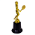 Troféu de Tênis de Quadra 17cm BASE REDONDA AX  Y246 - PACK COM 6 - Imagem 3