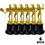 Troféu de Tênis de Quadra 17cm BASE REDONDA AX  Y246 - PACK COM 6 - Imagem 1