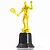 Troféu de Tênis de Quadra 17cm BASE REDONDA AX  Y246 - PACK COM 3 - Imagem 5